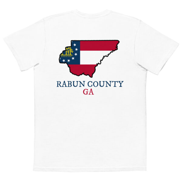 Rabun County GA Flag T-Shirt - Image 4