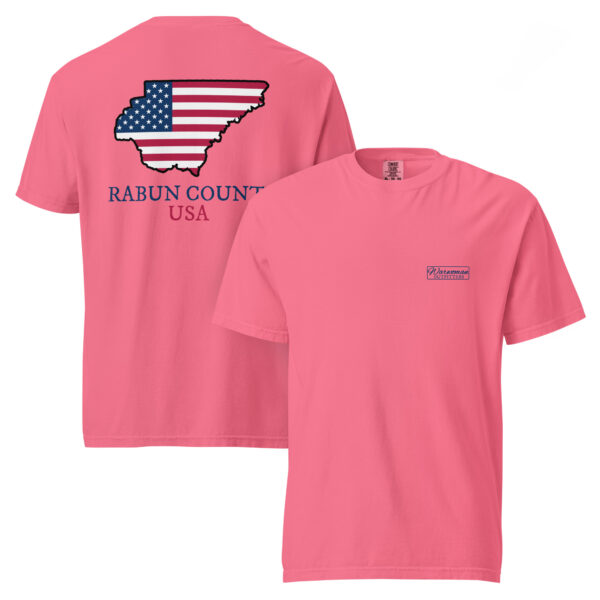 Rabun County USA Flag T-Shirt - Image 2