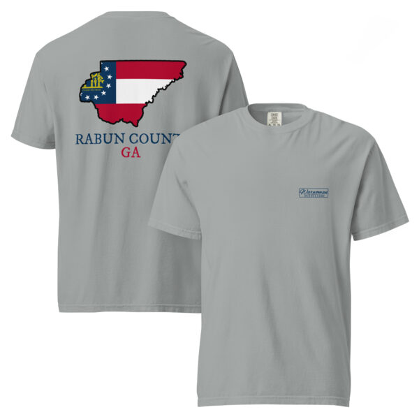 Rabun County GA Flag T-Shirt - Image 2